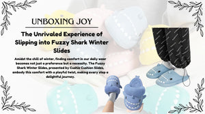 Unboxing Joy: The Unrivaled Experience of Slipping into Fuzzy Shark Winter Slides