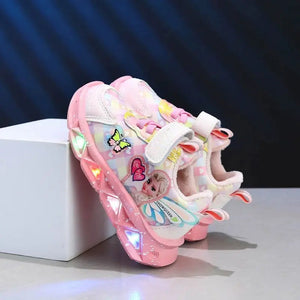 Frozen Elsa Princess LED Sneakers For Girls