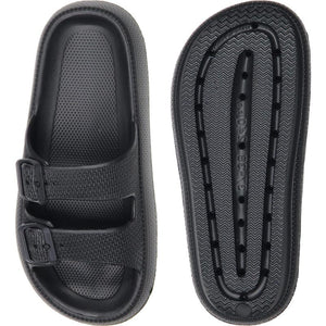 Dual Adjustable Buckles Unisex Sandals