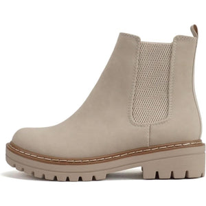 Classic Chelsea Boots With Lug Sole