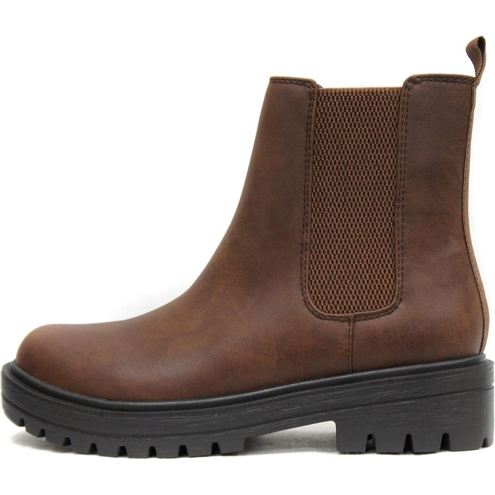 Classic Chelsea Boots With Lug Sole