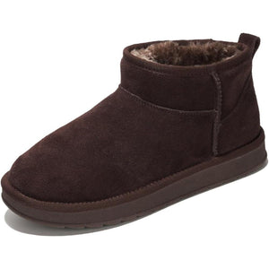 Suede Winter Boots With Cushioned Insole