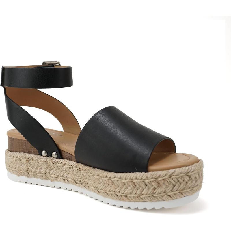 Summer Breeze Espadrille Wedge Sandals