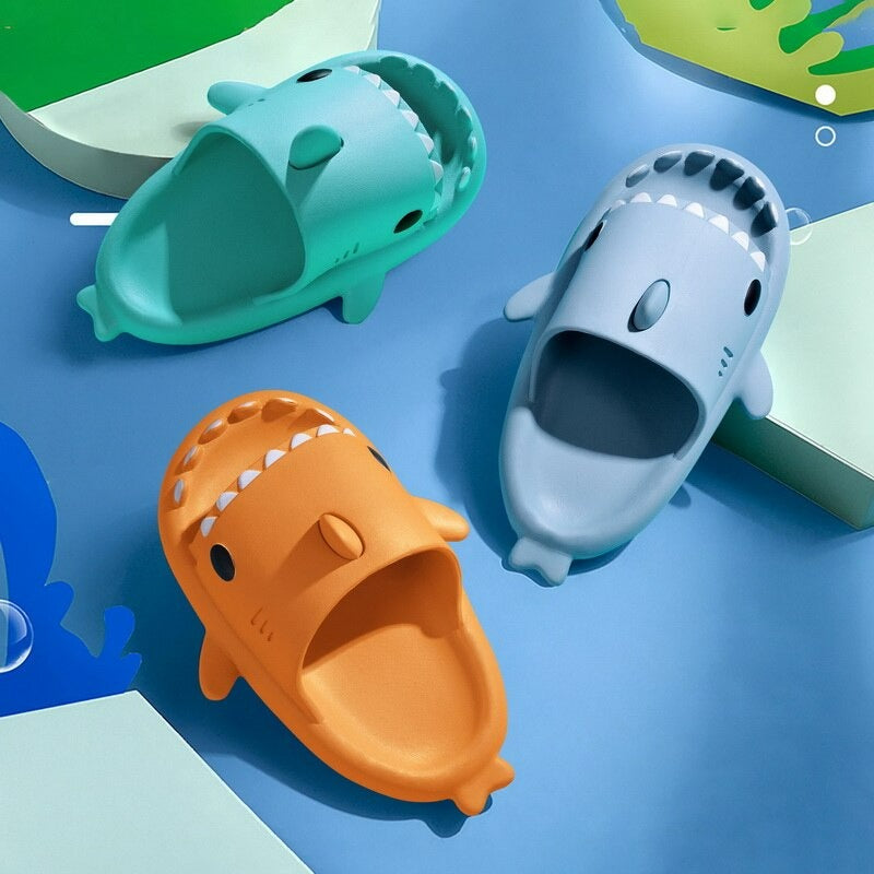 Cartoon Shark Slippers Slides Sandals